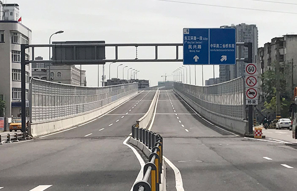 建设北路北延线蜀龙路（五期）建设项目（二期）工程正式通车