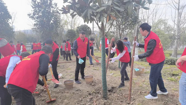 植树添新绿 清风沁人心——建设集团纪委组织开展植树节主题活动